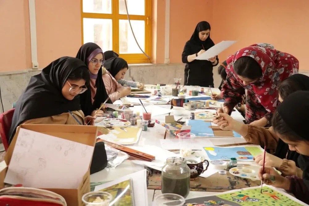 ورکشاپ یک روزه تصویرسازی «امید به آینده» در کرمانشاه برگزار شد
